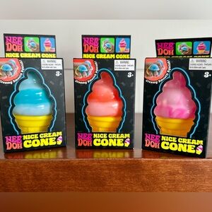 Bundle Needoh Nice Cream Cone Set - All 3 colors!